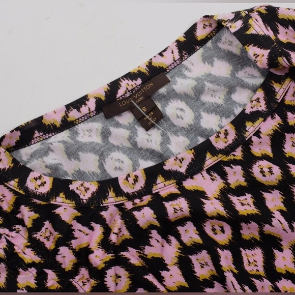 additional listing  Louis Vuitton Blurred Monogram Ruched  Mini Dress- sale - Picture 13 of 15